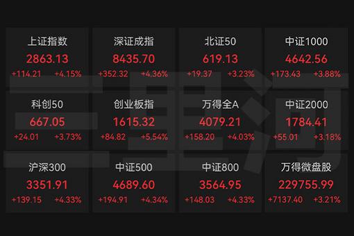 重磅政策多箭齊發(fā) A股大漲